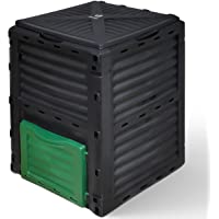 VOUNOT Compostador Jardin 300L- Compostera Organica- Negro